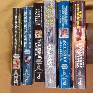 William W Johnstone western books 6 westerns